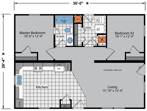 Lexington A234 - Skyline Homes | Skyline homes, House plans, House design