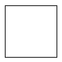 Basic Square Outline PNG & SVG Design For T-Shirts