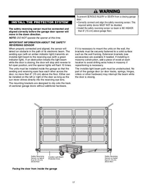 Chamberlain Garage Door Opener Manual