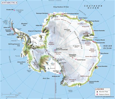 Antarctica Map