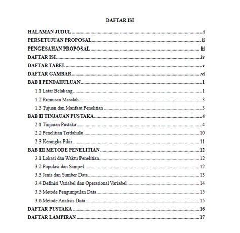 7 Contoh Daftar Isi Tugas Makalah Sekolah yang Benar & Cara Mudah ...