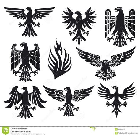 raven heraldic - Google Search | Eagle silhouette, Vector art, Art