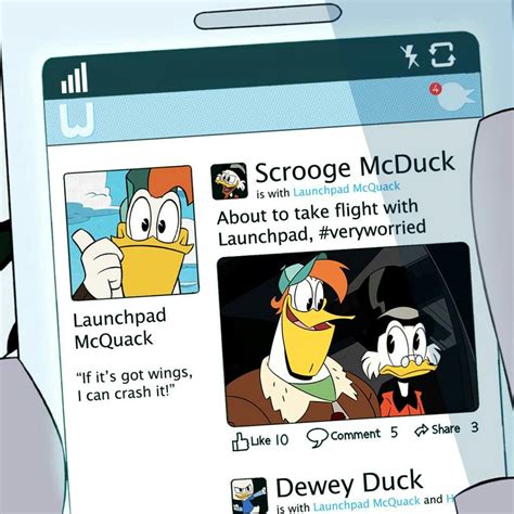 Launchpad McQuack on social media.. | Duck tales, Disney ducktales ...