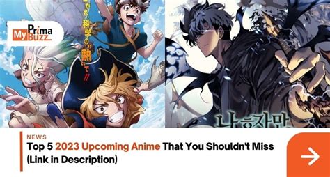 Top 5 2023 Upcoming Anime That You Shouldn't Miss