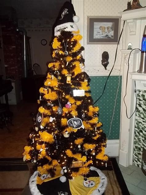 Lacy King on | Christmas tree, Penguins and Pittsburgh steelers