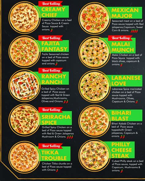 Caesars Pizza Karachi Menu