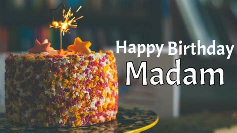 Happy Birthday Greetings for Madam