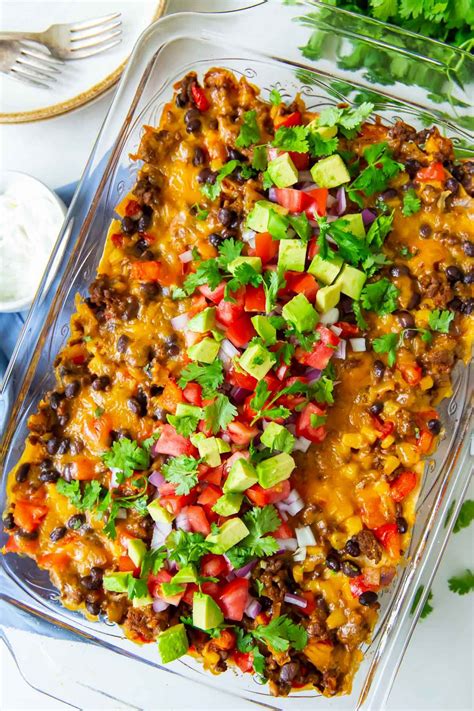 Easy Taco Casserole - Kristine's Kitchen | Easy taco casserole, Beef ...