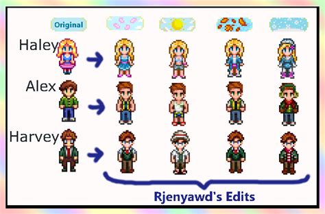 Stardew Valley Seasonal Characters Mod by Rjenyawd on DeviantArt Steven ...