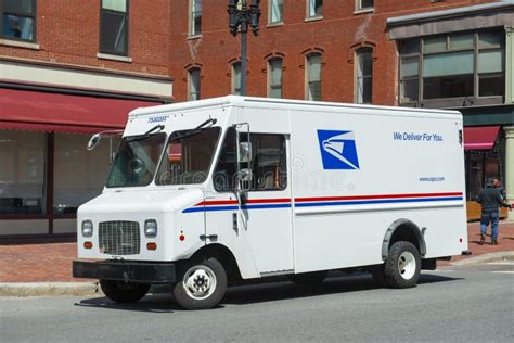 USPS Truck in Lawrence, Massachusetts, USA Editorial Photo - Image of ...