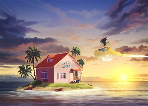 Dragon Ball Kame house by Antoniaavani on DeviantArt