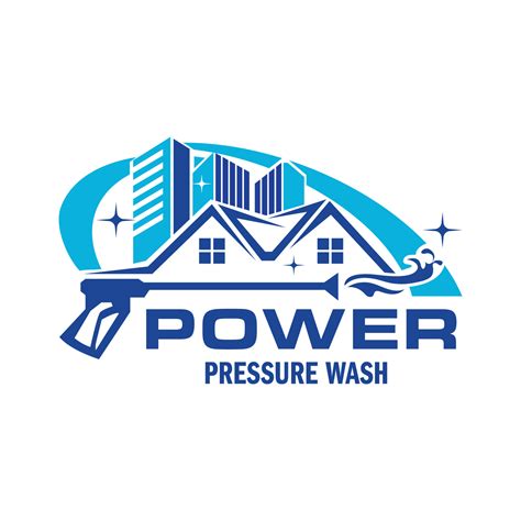 Pressure power wash spray logo design. Professional Power Washing ...