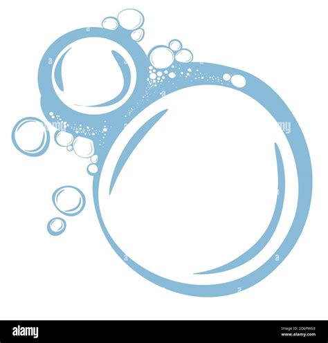 Soap suds bubbles of foaming water, cleaning vector Stock Vector Image ...