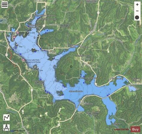 Seneca Fishing Map | Nautical Charts App