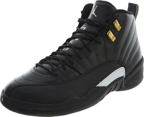 Nike Air Jordan 12 Retro, Men's Basketball Basketball Shoes, Black ...