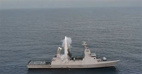 IAI test-fires BARAK LRAD missile from Sa'ar 6 corvette - Naval News