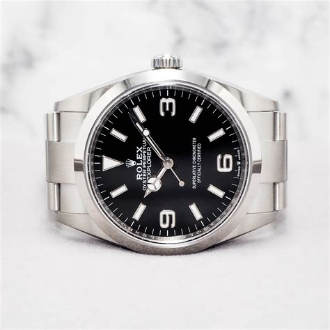 Rolex Explorer 36mm 124270 Black Dial