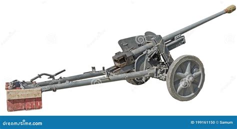 Artillery Gun from the World War II Age Stock Photo - Image of ...