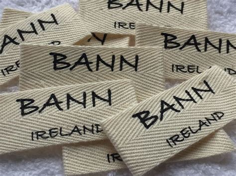 Clothing Labels UK | Custom woven labels, Embroidered labels, Clothing ...