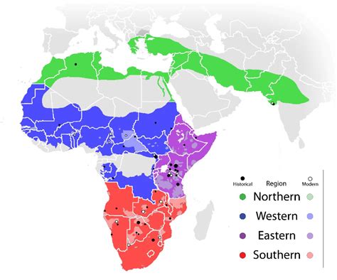 african lion habitat map Lion cats range map disappearing lions ...