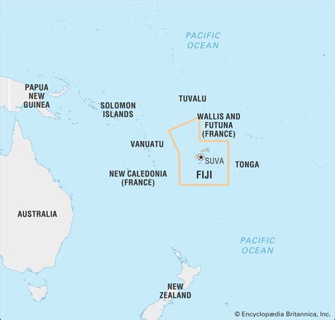 Fiji Islands Location On World Map – The World Map