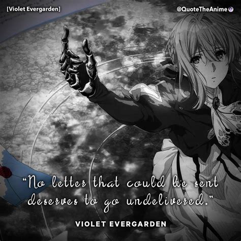 8+ Beautiful Violet Evergarden Quotes (Images) | Zitate