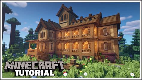 Minecraft Tutorial: How to Build a Large Wooden House