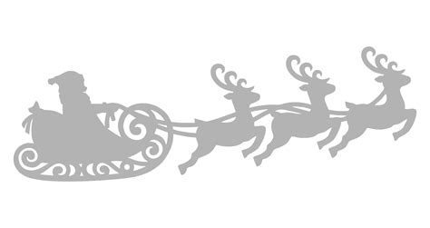 8 Best Images of Printable Templates Christmas Sleigh - Santa Sleigh ...