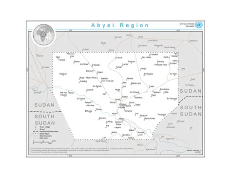 Reference map of Abyei Region (July 2020) - Sudan | ReliefWeb