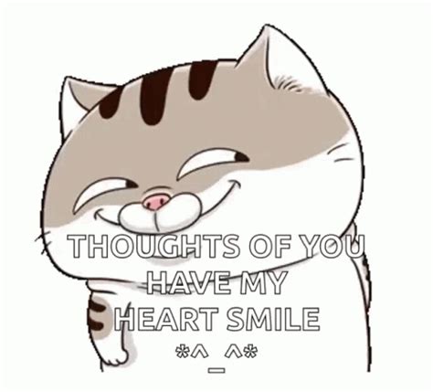 Thinking Of You Yellow Fat Cat GIF | GIFDB.com