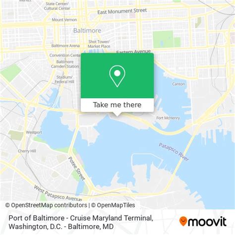 How to get to Port of Baltimore - Cruise Maryland Terminal by bus ...