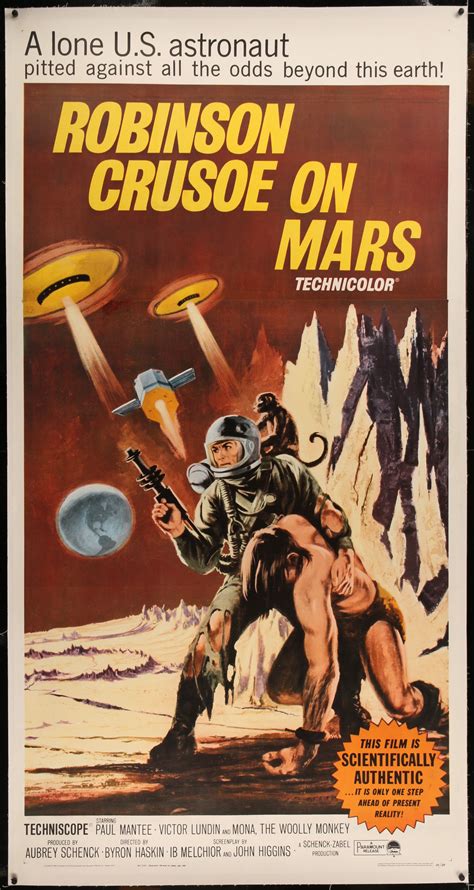 Robinson Crusoe On Mars - 1964 | Robinson crusoe, Science fiction movie ...