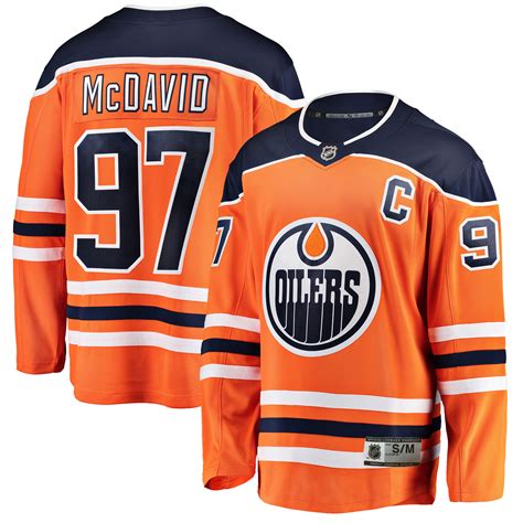 Connor McDavid Edmonton Oilers NHL Premier Youth Replica Home Hockey ...