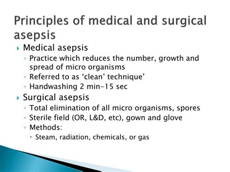 PPT - Medical and Surgical Asepsis PowerPoint Presentation - ID:197816