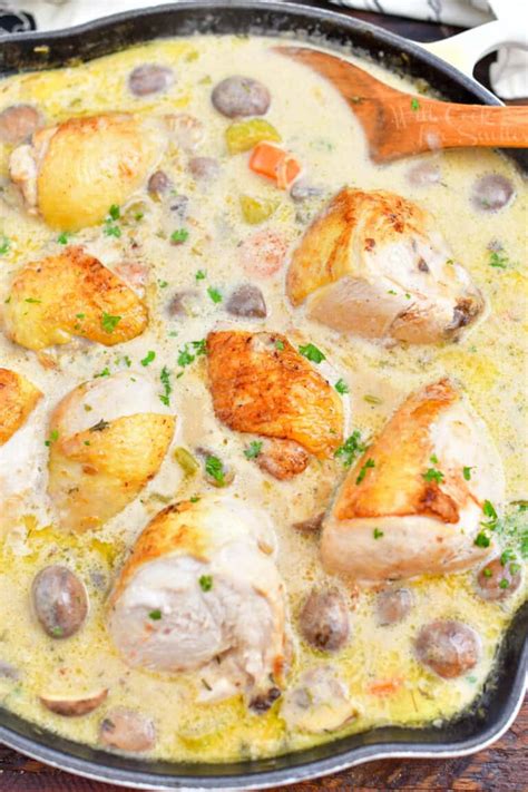 Chicken Fricassee - How To Make Classic French Chicken Fricassee