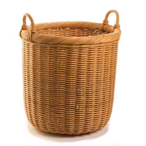 Round Wicker Storage Basket | The Basket Lady