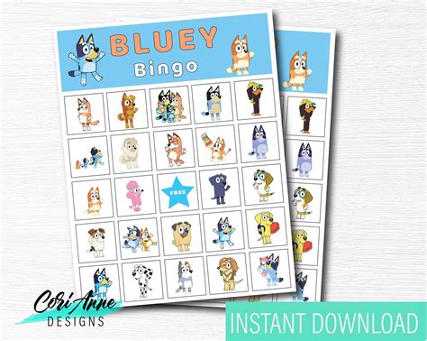 Bluey Printable Activities - Printable Templates