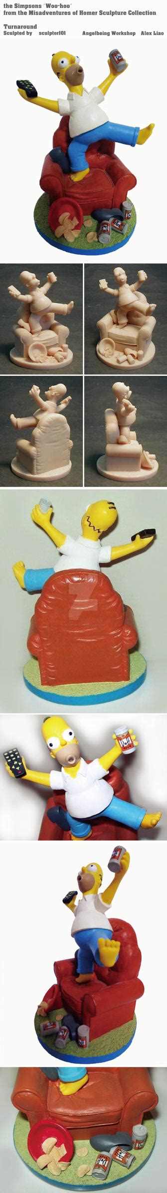 the Simpsons-Homer Woo-hoo! by sculptor101 on DeviantArt