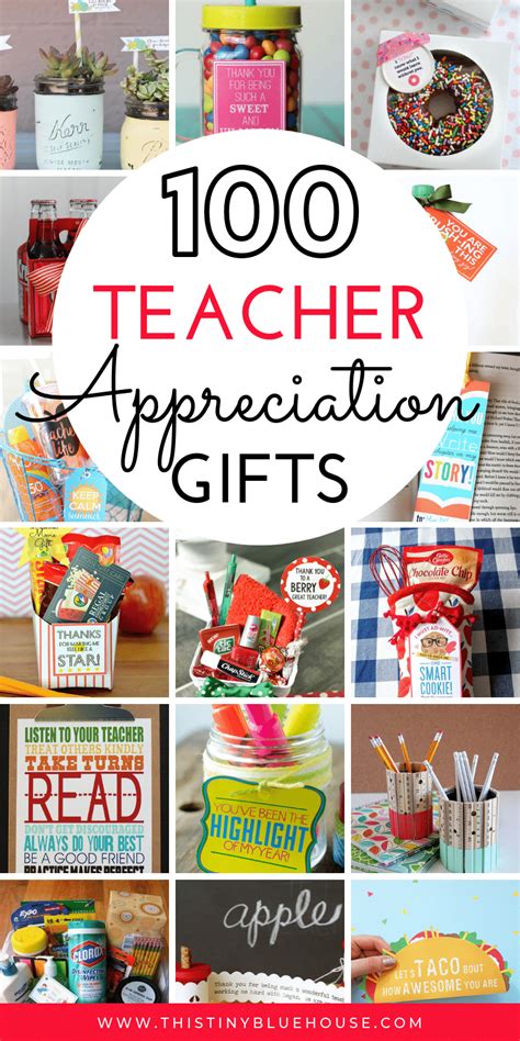 Cute Teacher Appreciation Gifts, 100 Best Ideas - This Tiny Blue House