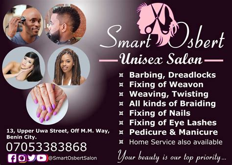 Unisex Beauty Salon Logo