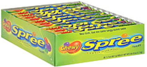 Spree Chewy Candy - 36 ea, Nutrition Information | Innit