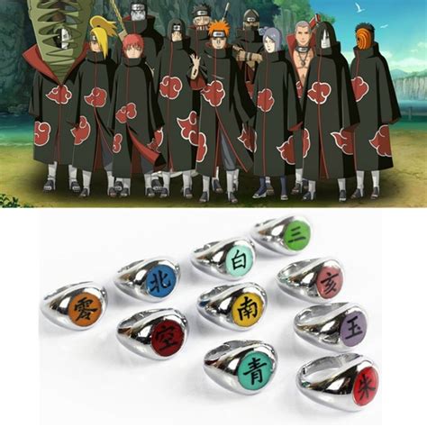 fandomexpress.com : Buy 10 style Akatsuki Rings | Akatsuki cosplay ...