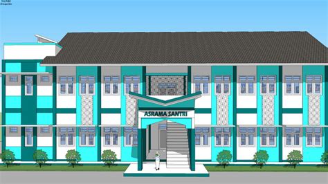 asrama pesantren | 3D Warehouse