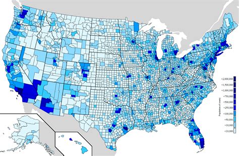 Us population density map - celebdolf