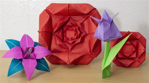 Origami Basics: Learn to Fold 3 Origami Flowers | Kevin Hutson | Skillshare