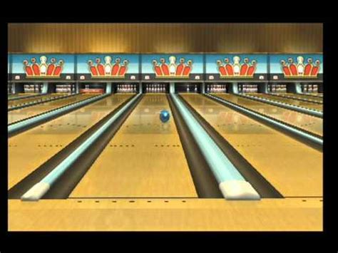 wii sports resort bowling perfect game fail 2 - YouTube