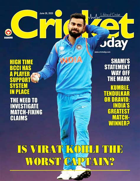 Cricket Today-June 26, 2020 Magazine - Get your Digital Subscription