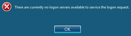 Tech-niques: Fix for "There are Currently No Logon Server Available" on ...