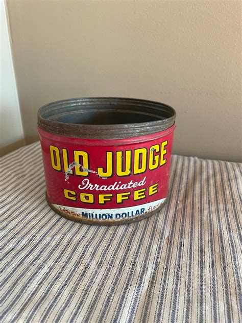 Old Judge Premium Coffee Tin - Etsy