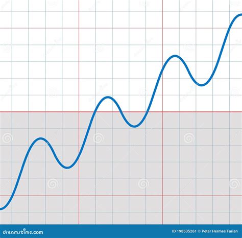 Rising Sine Curve Upward Sine Wave Graph Stock Vector - Illustration of ...